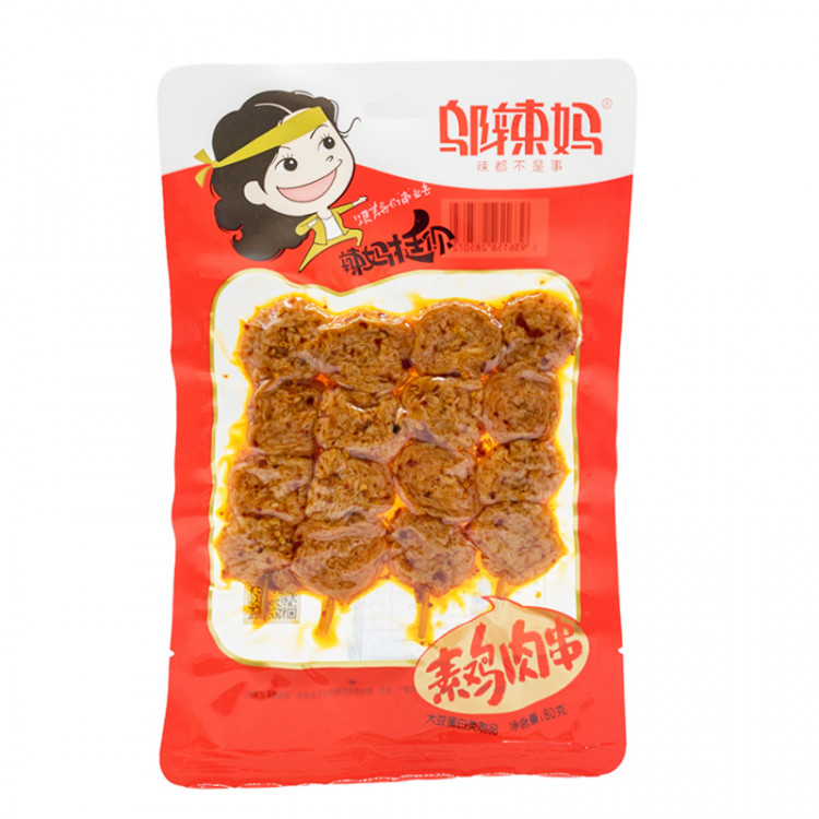 Шашлычки из соевого мяса острые, 80 гр