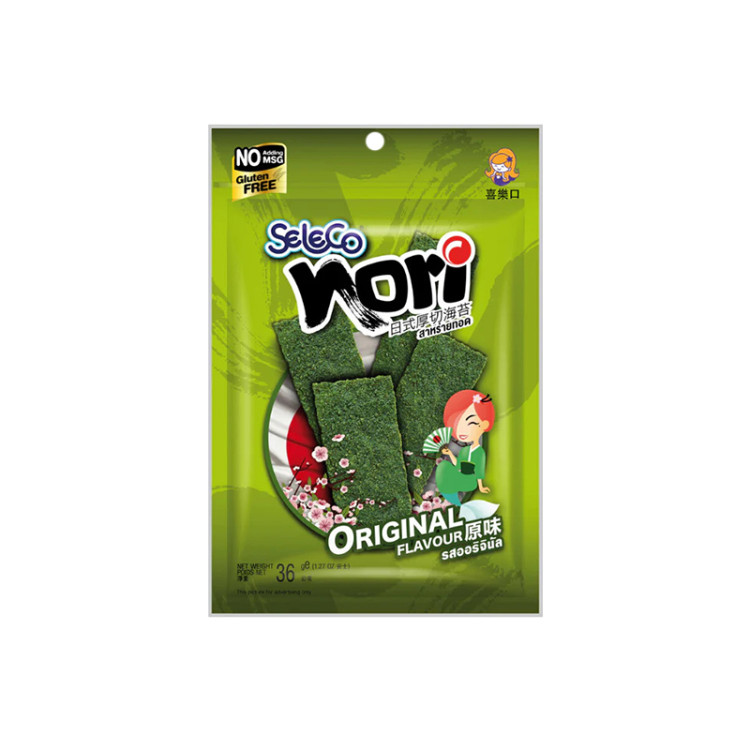 Морская капуста жареная с оригинальным вкусом Seleco, 36 г