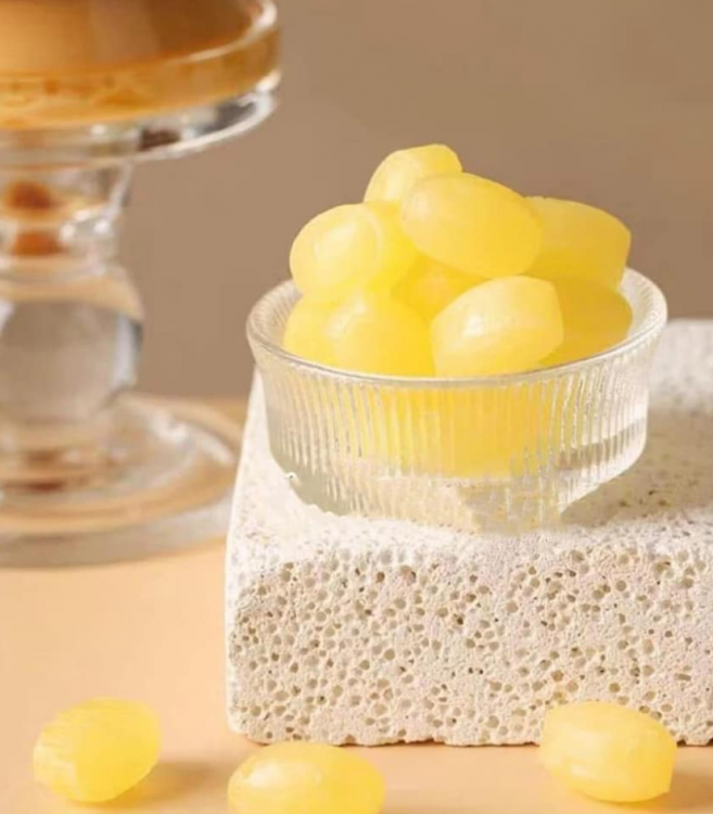 Леденцы со вкусом яичного пудинга, 49 г, SENJAKU