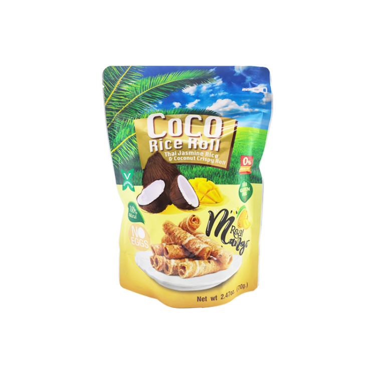 Роллы кокосовые со вкусом манго Kaset, 70 г