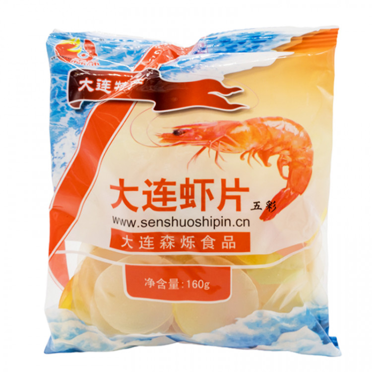 Чипсы креветочные цветные, 160 г