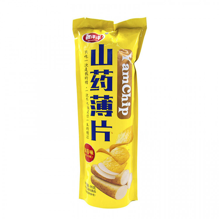 Чипсы ЯмЧип со вкусом морских водорослей (желтый), 90 г