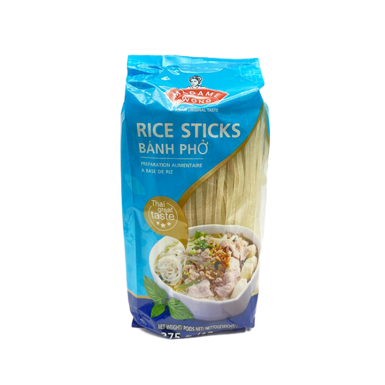 Лапша рисовая 5 мм MADAME WONG, 375 гр.