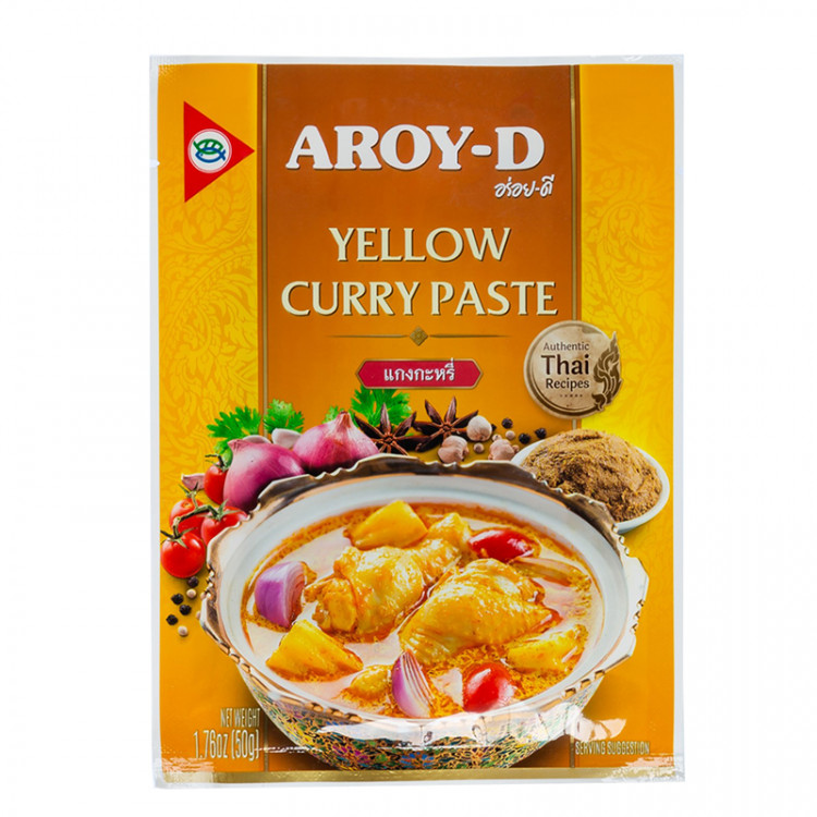 Паста карри желтая Aroy-D, 50 г