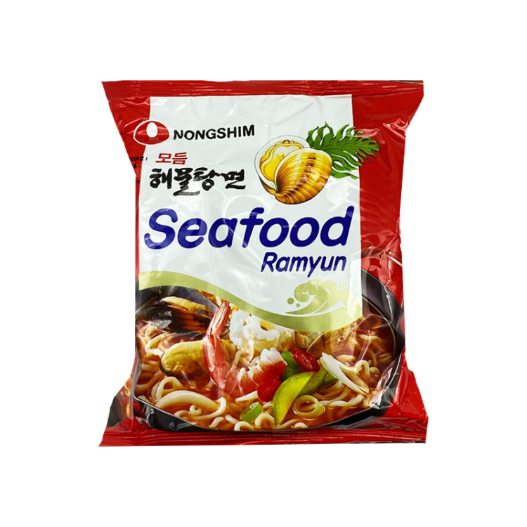 Лапша б/п со со вкусом морепродуктов Seafood Ramyun, 125 г