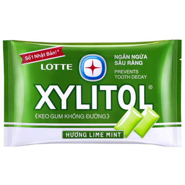 Жевательная резинка Xylitol со вкусом лайма и мяты 11,6 гр