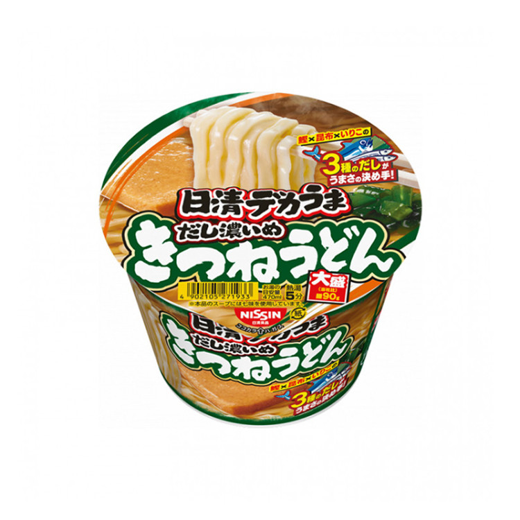 Лапша Nissin Удон с тофу, яйцом и вакамэ, 106 гр