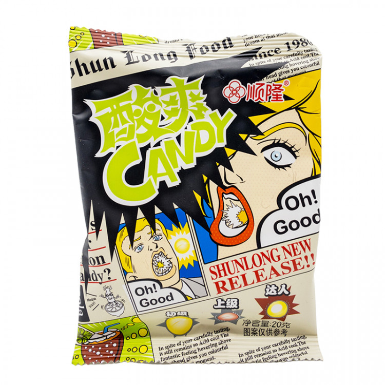 Конфеты кислые Девушка Candy кола, 20 гр