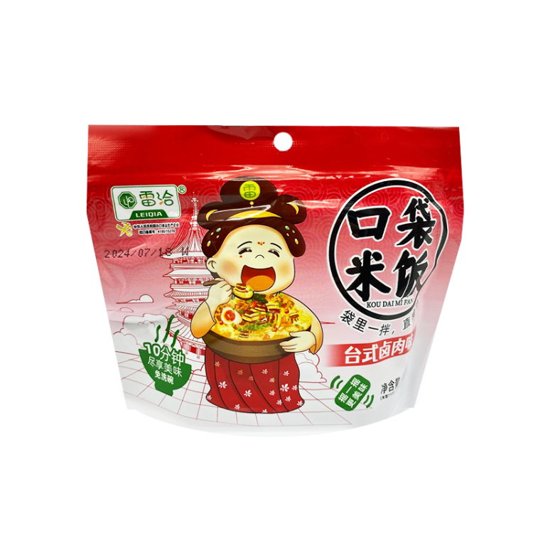 Рис быстрого приготовления со вкусом тушёной свинины в тайваньском стиле  Kouda Mifan, Китай, 155 г