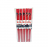Палочки бамбуковые КРАСНЫЕ Премиум, 5  пар