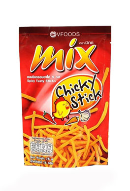 Палочки хрустящие с пикантным вкусом курицы с чеснока MIX, 60 гр