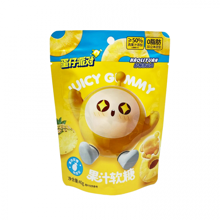 Мягкая конфета со вкусом ананаса обогощенная железом HaoLiYang, 40 г