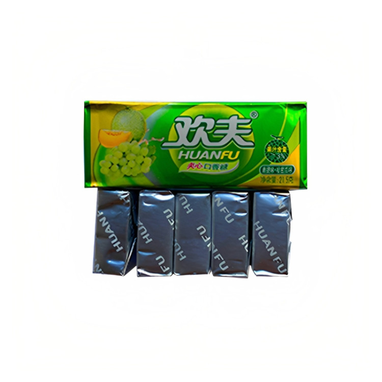 Жевательная резинка Хуанфу Дыня-Виноград, 21,5-24 гр