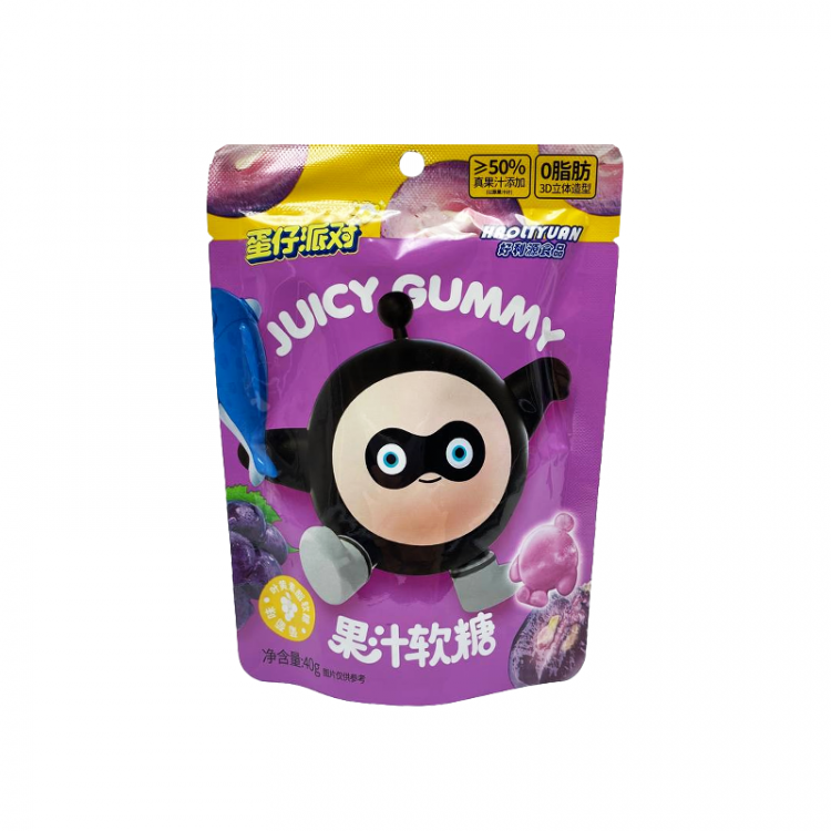 Мягкая конфета со вкусом винограда и лютеином HaoLiYang, 40 г