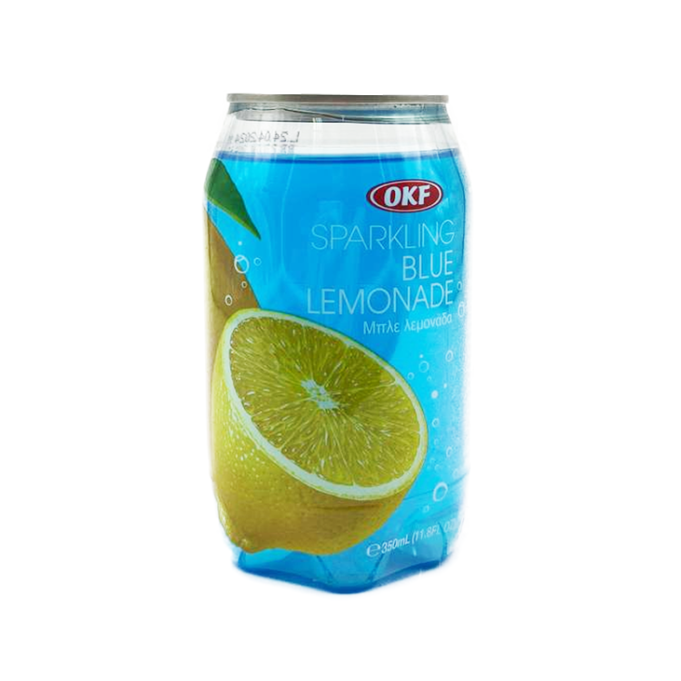 Напиток газированный OKF со вкусом Синий Лимонад, 350 мл