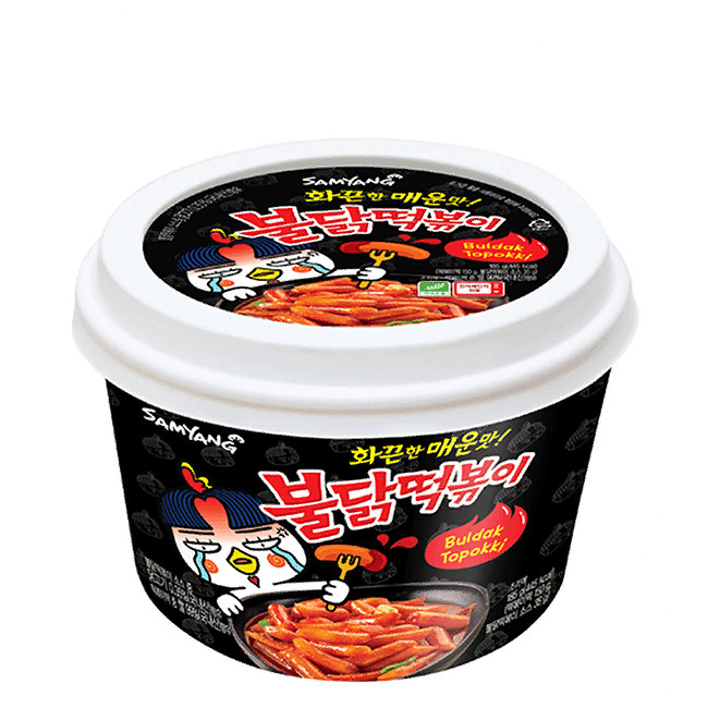 Рисовые палочки Токпокки Булдак острая курица Samyang, 185 гр