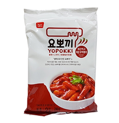 Рисовые палочки Токпокки супер-острые, пауч 240 гр