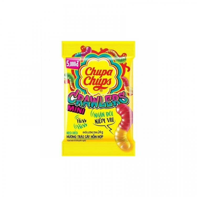 Жевательный мармелад Chupa Chups Mini Crawlers, 24 г