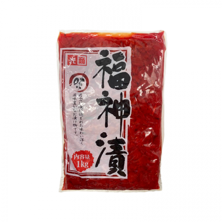 Закуска японская FUKUJINZUKE из овощей, маринованных в соевом соусе, 750 гр KOUSYO