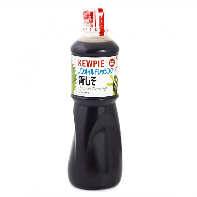 Соус АОДЖИСО Kewpie с листьями шисо (периллы), 1000 мл, Япония