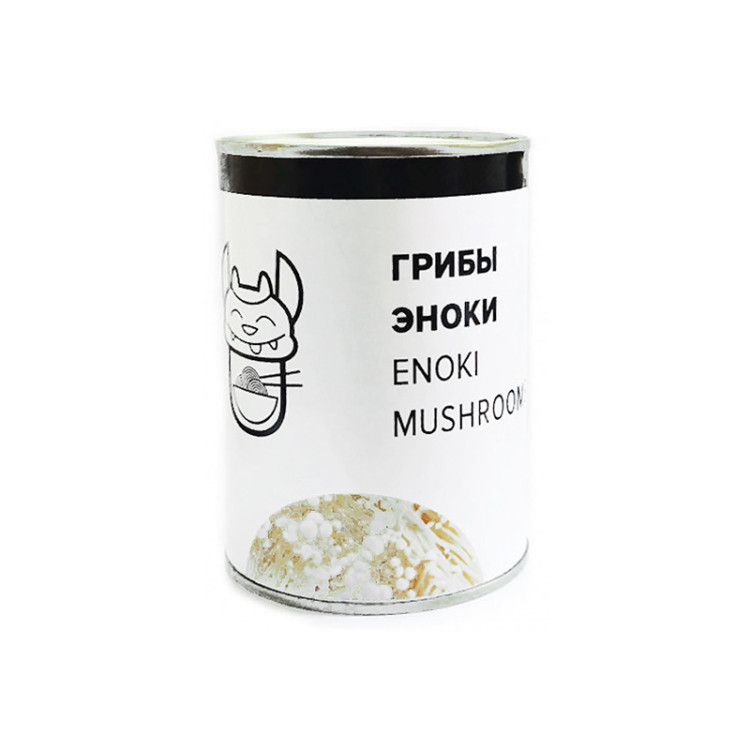 Грибы Еноки "Золотые нити", конс., "Вкус Азии", 400 г, Китай