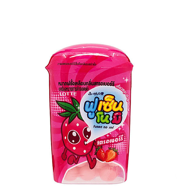 Жевательная резинка драже Клубника ФУСЭН-НО МИ, 15 гр