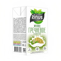Mолоко Гречневое Zinus Vegan из зеленой гречки, 1 л