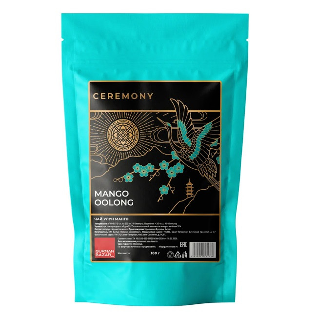 Чай Улун манго Ceremony, 100 гр