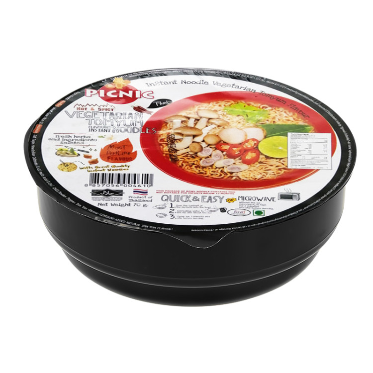 Лапша б\п Picnic со вкусом Том Ям с овощами, чашка, 70 г