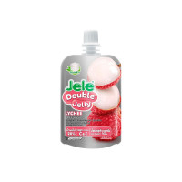 Желе с кокосовой мякотью и со вкусом личи Jele Double Jelly, 125 г