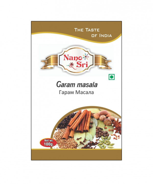 Гарам масала Nano Sri, 100 гр