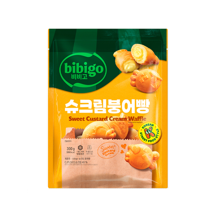 Пуноппан с заварным кремом Bibigo, 300 г