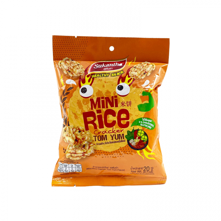 Рисовые крекеры "Sukantha" со вкусом Том Яма, 20 г