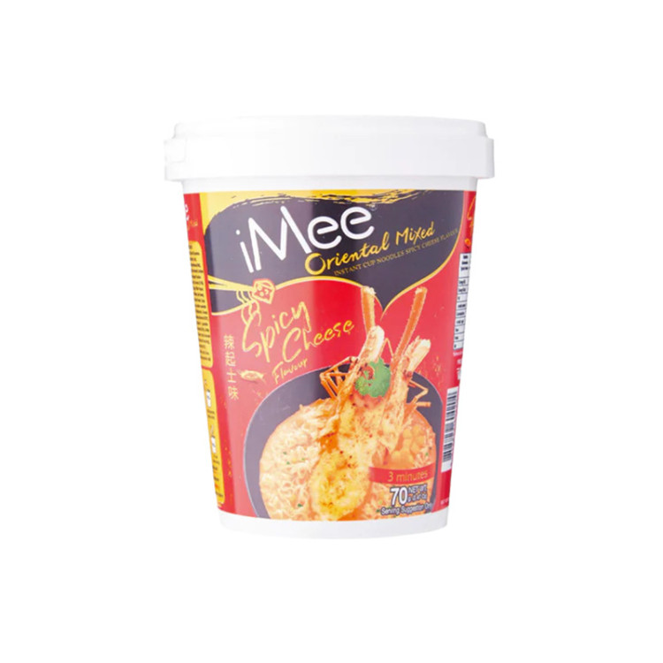 Лапша б/п со вкусом острого сыра Imee, стакан 65 г