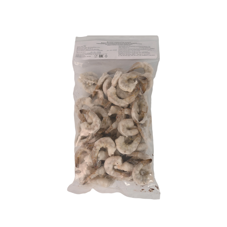 Креветка очищен. с/м с хвостиком 31/40 1 кг.