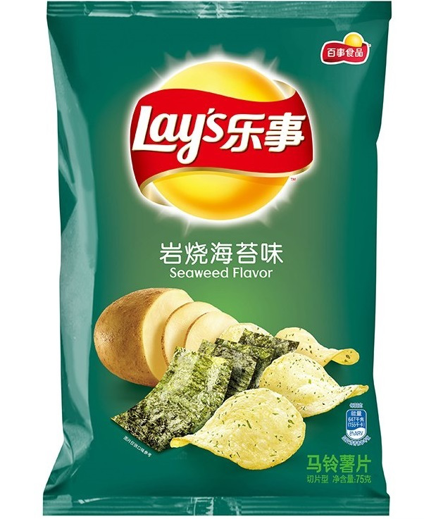 Чипсы Lay's со вкусом нори, 70 гр