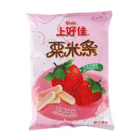 Батончики кукурузные со вкусом клубники Shanghaojia, 40 г