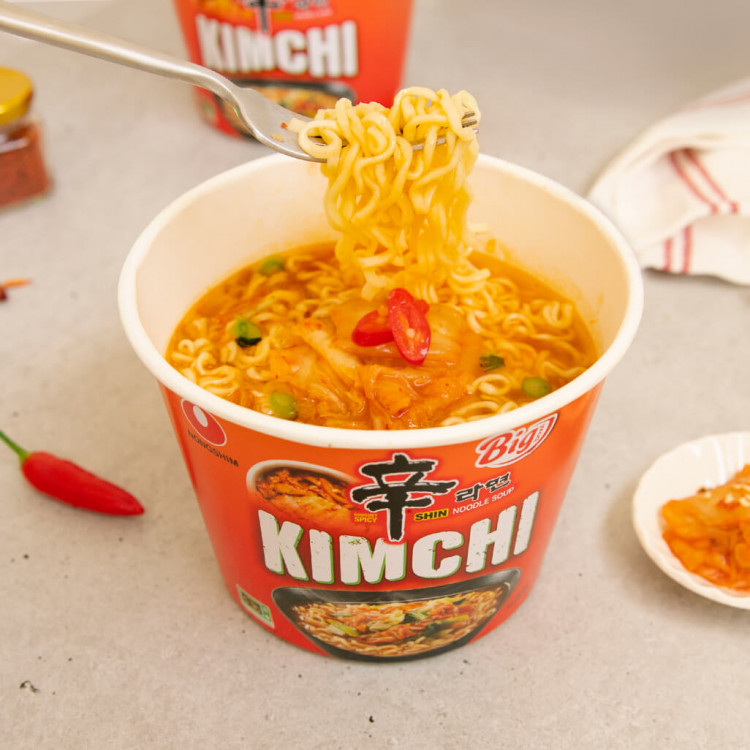 Лапша Nongshim (сушеная) с кимчи (BIG BOWL), 112 г