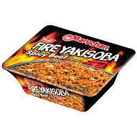 Лапша б\п Маручан Якисоба Fire Hot острая говядина со специями 113,3 гр
