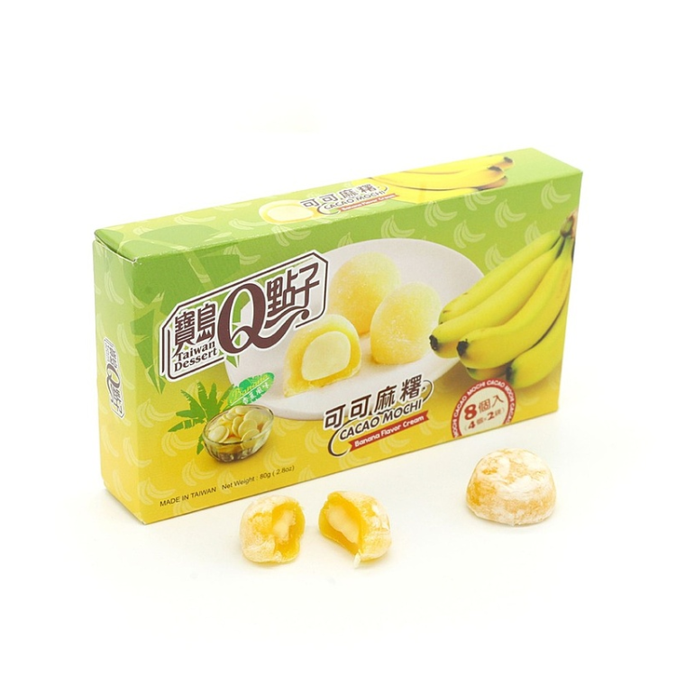 Какао-моти Q-idea Банан, 80 гр