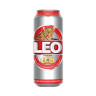 Пиво светлое пастер. солодовое Лео, 5%, ж/б 490 мл