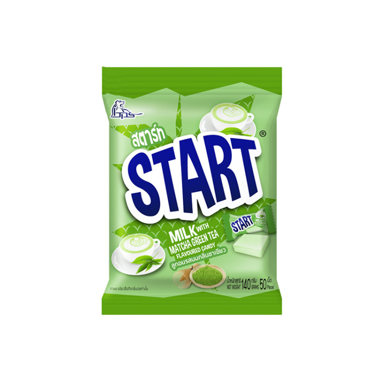 Конфеты со вкусом зеленого чая и молока Start, 140 г
