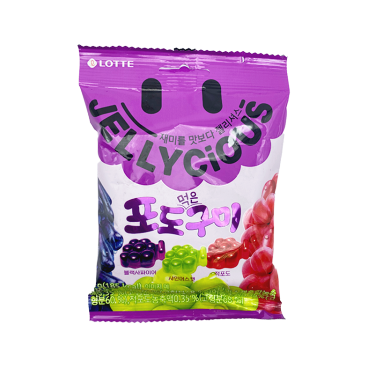 Жевательный мармелад "Jelly mix grape" ассорти винограда 60гр